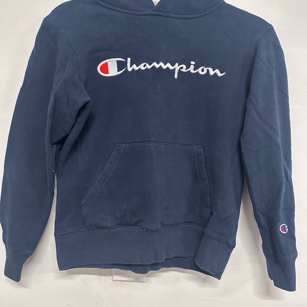 Champion Navy Hoodie used